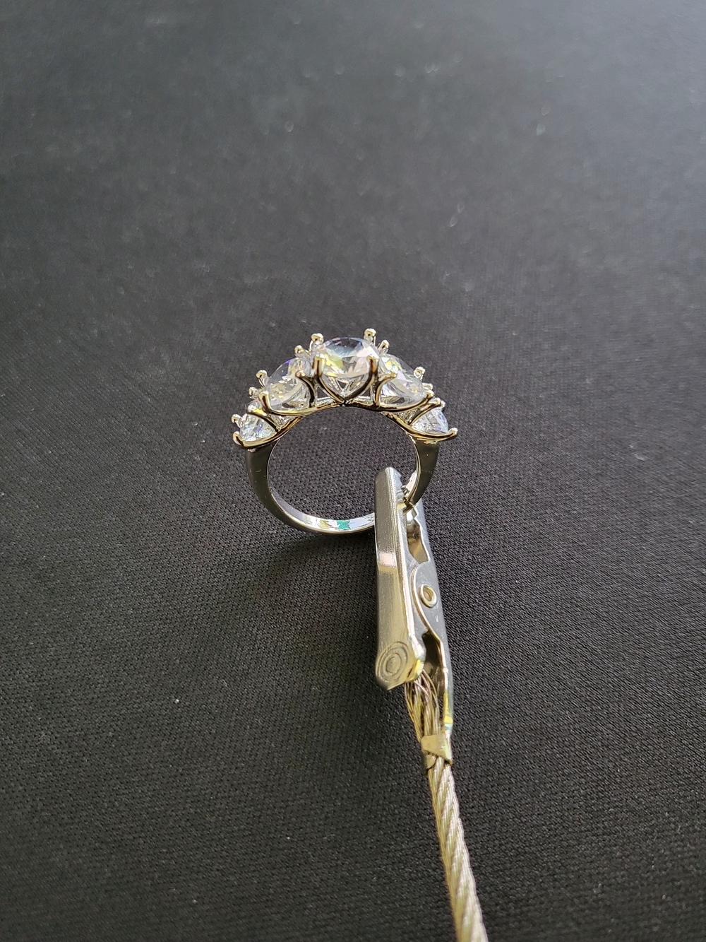 Elegant 5 Stones Ring Size 6